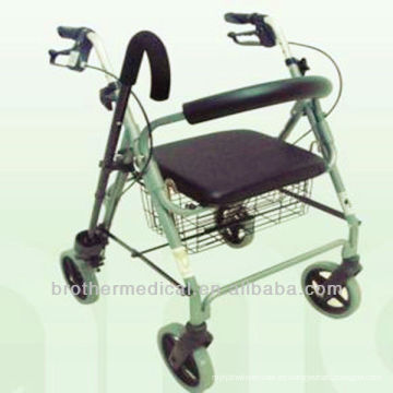 Rollator de aluminio con bastón-BME883L